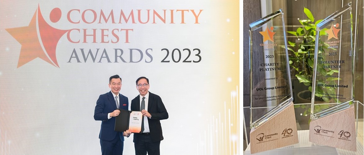 Multiple wins at Community Chest Awards UOL Group Limited
