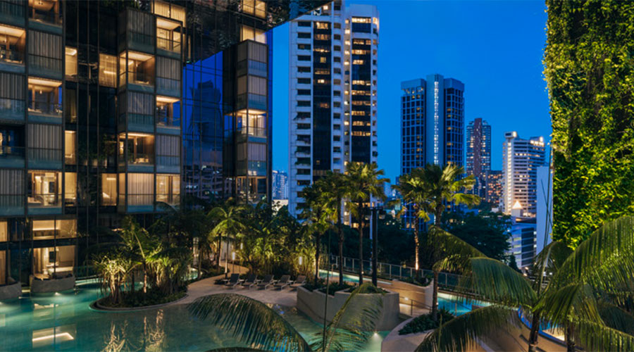 Nature and architecture unite at Pan Pacific Orchard